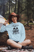C & Win Sports What Happens Around The Campfire Hoodie Light Blue / S - C & Win Sports